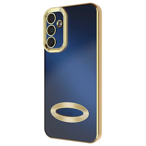 Galaxy A15 Kılıf Kamera Korumalı Logo Gösteren Zore Omega Kapak - 9