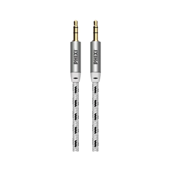 Basic A810 Hasır Örgü 3.5mm Aux Kablo