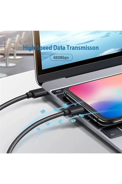 Lityum Teknoloji 45W Samsung Xiaomi Huawei cep telefonu için Süper hızlı Şarj Type-c şarj kablosu3.4A Uyumlu - 4