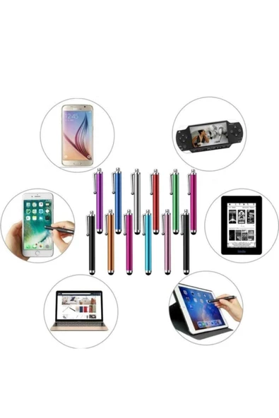 2 ADET Dokunmatik Kalem - Akıllı Tahta Tablet Telefonlar Için Kalem - 2