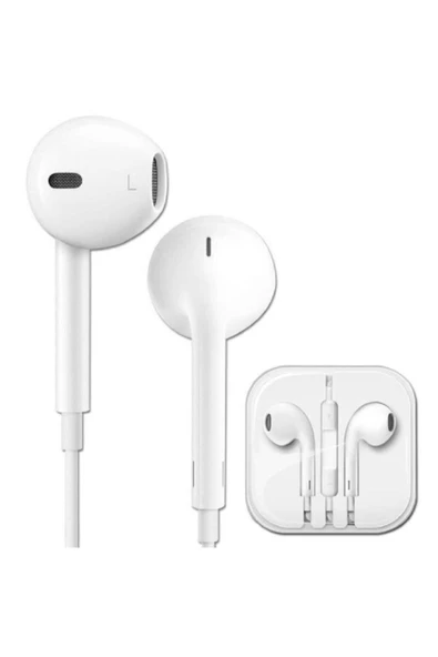 Ios- Tarzı Kablolu Kulaklık Stereo 3.5 Mm High Quality-mikrofonlu