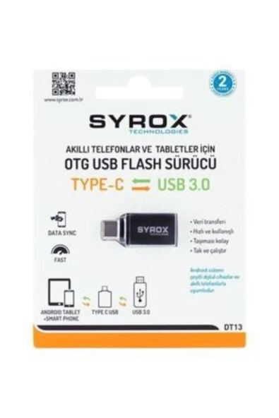 Type C - Usb 3.0 Otg Usb Flash Dönüştürücü Dt13 - 3