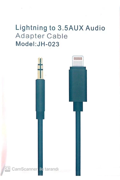 Iphone Lightning 3.5mm Araç Aux Ses Kablosu