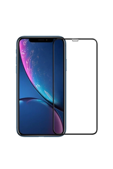 Iphone Xr/11 Koruma Camı 5 D Tam Kaplayan Siyah Çerceve - 3