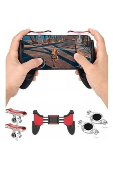 Pubg W10 Gaming Oyun Konsolu Gamepad Joystick Tetik Set