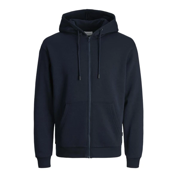 Jack & Jones 12249342 Jjebradley Sweat Zip Hood Noos Lacivert