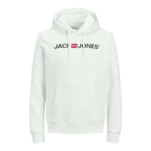 Jack & Jones 12137054 Jejcorp Old Logo Sweat Hood Noos Beyaz