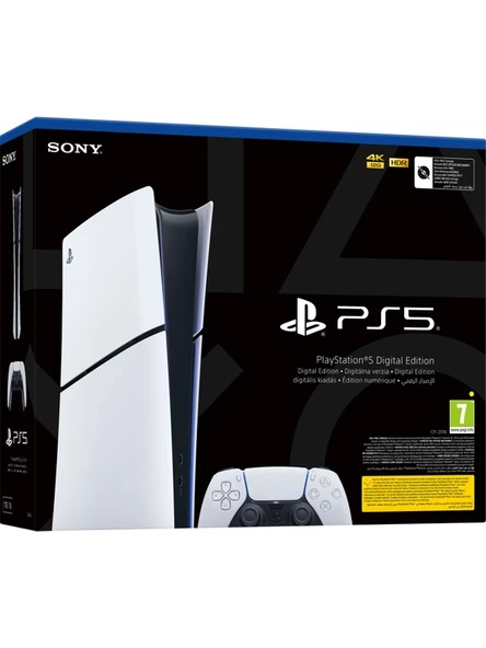 Sony Playstation 5 Slim Digital Sürüm Oyun Konsolu (Bilkom Garantili)