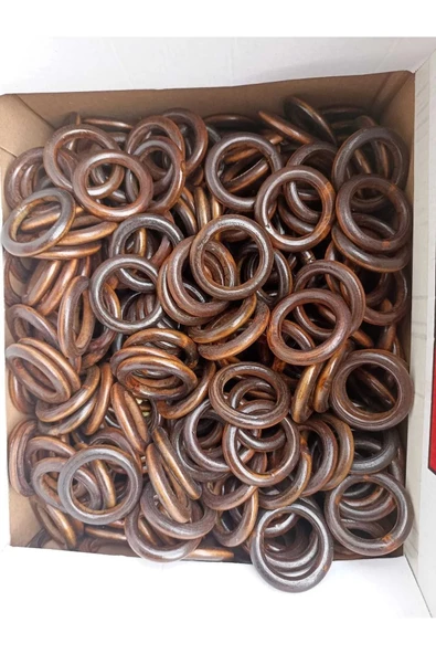 Pekars Kahverengi Ahşap Halka Makrome Için Halka Hobi 500 ürün görseli 1