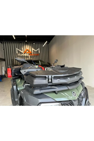 Motopekars ATV Ön Çanta Ön Bagaj Anahtarlı Siyah Tüm Atvlere Uyumlu - 5
