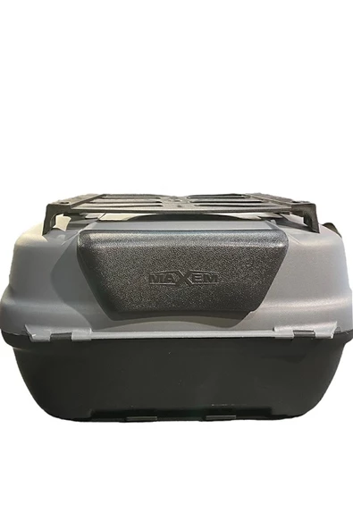 Maxem SL-45 Full Üst Bagaj + Sırt Dayamalı Arka Çanta - Gri - 2