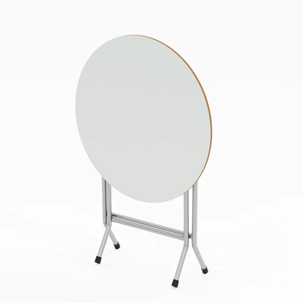 Eportatif Katlanır Masa ve 2 Adet Sandalye Seti Beyaz 1457 - Resim 7