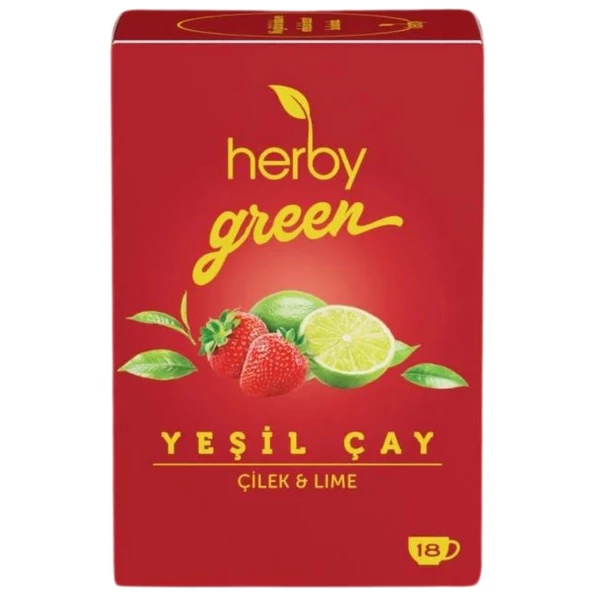 Herby Yeşil Çay Çilek ve Lime