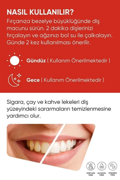 Foramen Diş Mineleri İçin Nane Aromalı Beyazlatıcı VEGAN Diş Macunu - 7