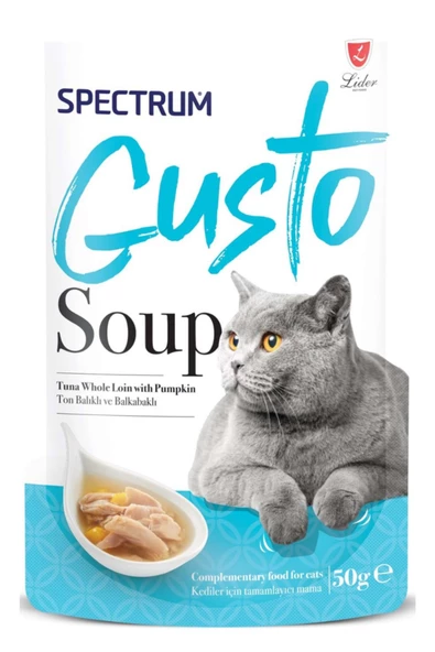 Gusto Ton Balıklı ve Bal Kabaklı Kedi Çorbası 50gr - 5 Adet - 2