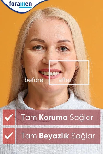 Foramen Diş Mineleri İçin Nane Aromalı Beyazlatıcı VEGAN Diş Macunu - 4