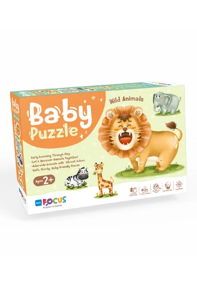 BABY PUZZLE - WILD ANIMALS (VAHŞİ HAYVANLAR)