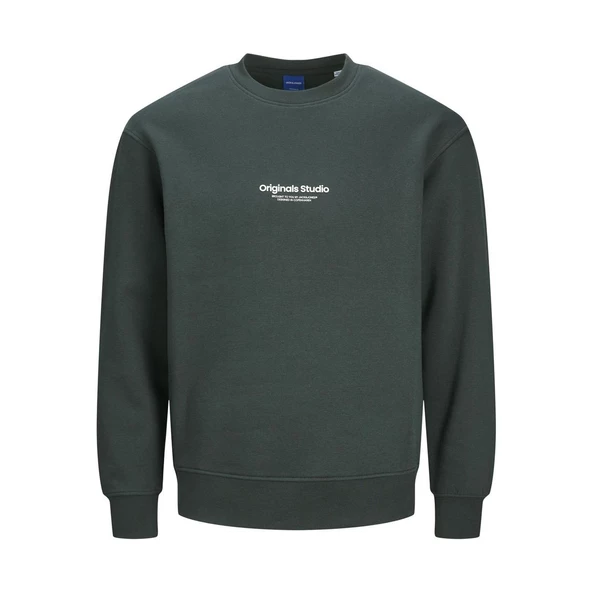 Jack & Jones 12241694 Jorvesterbro Sweat Crew Neck Noos Yeşil