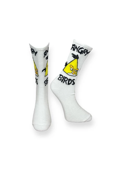 4'lü Desenli Unisex Esnek Nem Alabilen Pamuklu Soket Çoraplar - Resim 2