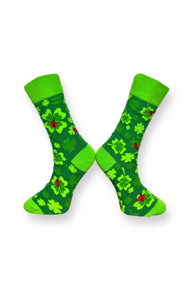 3'lü Desenli Unisex Esnek Nem Alabilen Pamuklu Soket Çoraplar - Resim 3