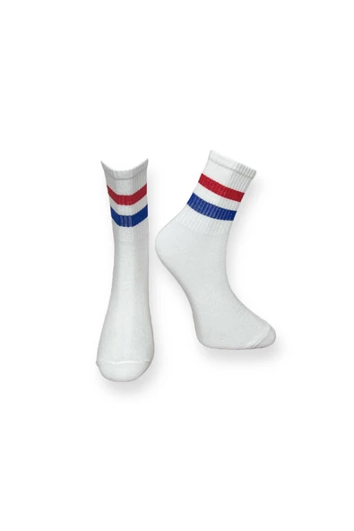 4'lü Desenli Unisex Esnek Nem Alabilen Pamuklu Soket Çoraplar - Resim 4