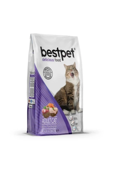 Bestpet Cat Mix Adult Karışık Yetişkin Kedi Maması 15 kg