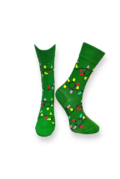 3'lü Desenli Unisex Esnek Nem Alabilen Pamuklu Soket Çoraplar - Resim 4