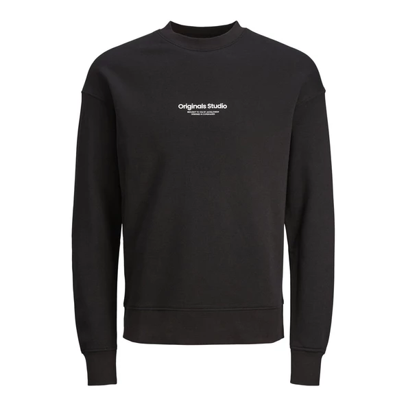 Jack & Jones 12241694 Jorvesterbro Sweat Noos Siyah