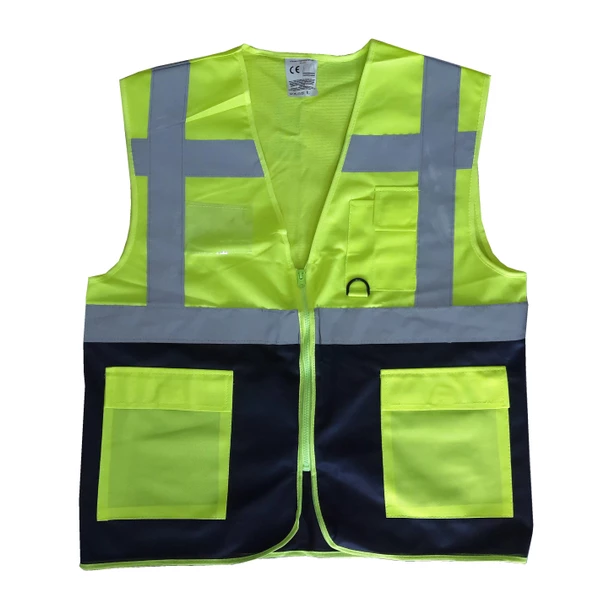 Yönetici İkaz Yeleği Sarı/Lacivert XL Beden - 1