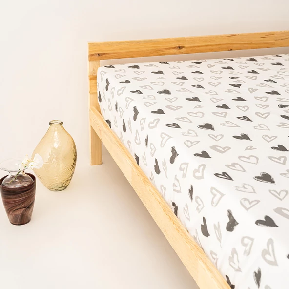 Soley | Mix & Match | Lover | %100 Pamuk Tek Kişilik Düz Çarşaf - 2