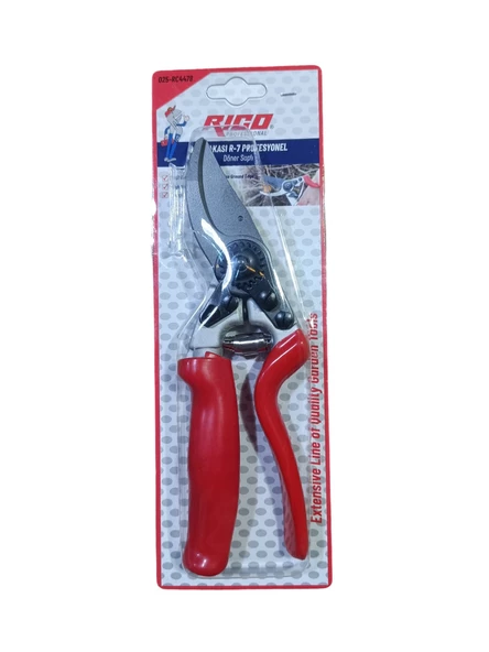 Rico R-7 Profesyonel Bağ Makası Döner Saplı 025-RC4478 - 3