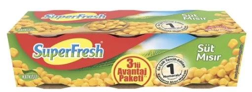 SuperFresh Mısır Konserve 3x200 gr