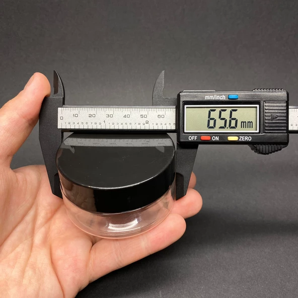 50 Ml Siyah Kapaklı  Pet Kavanoz , 50 Cc Plastik Krem Kavanozu x 6 Adet - Resim 4