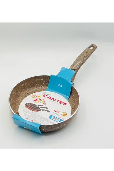 Cantef 20 CM YANMAZ YAPIŞMAZ TEK SAPLI TEFLON TAVA - 2