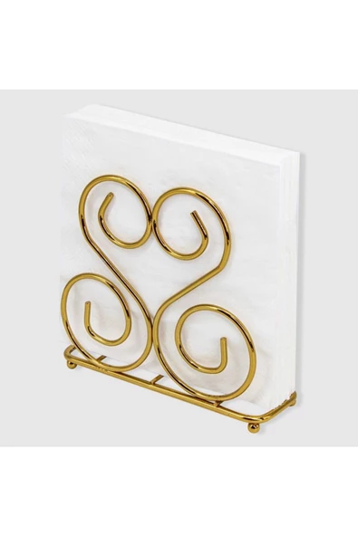 Galaxy Home Metal Peçetelik Gold Kaplama ürün görseli 1