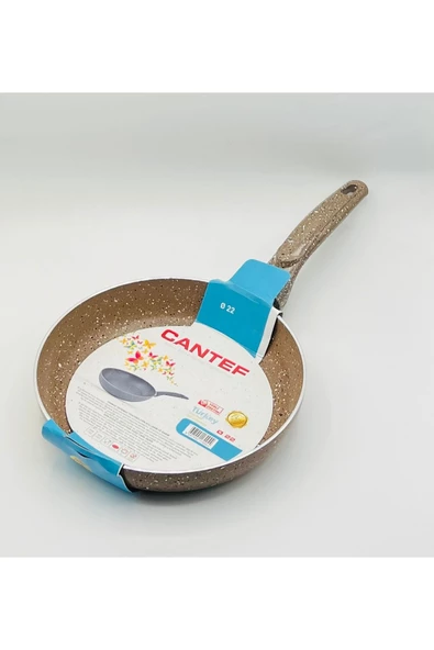 Cantef 22 CM YANMAZ YAPIŞMAZ TEK SAPLI TEFLON TAVA - 2