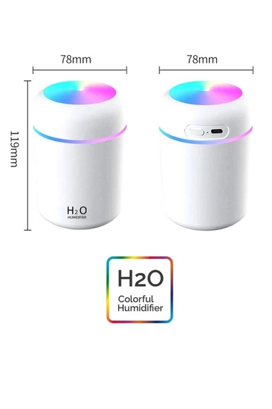 Blic Ultrasonik Hava Nemlendirici Buhar Makinesi 300 Ml Beyaz CM-9S - 2