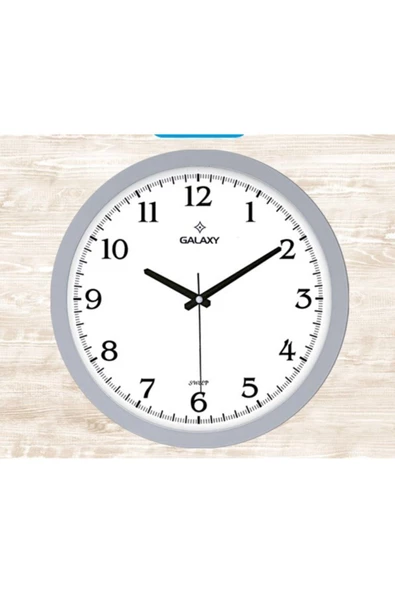 Galaxy 1964-g Premium Duvar Saati Gri 35 Cm