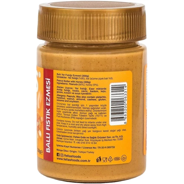 Ballı Fıstık Ezmesi 300g - 2