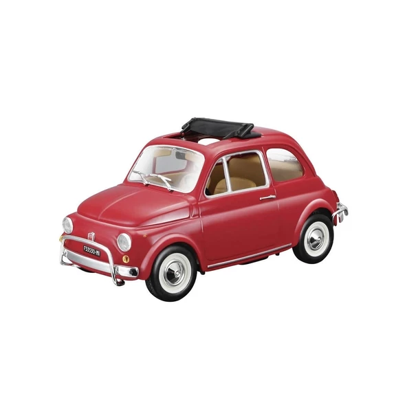 22099 Burago Fiat 500L 168 Kırmızı 1:24 -Sunman - 2