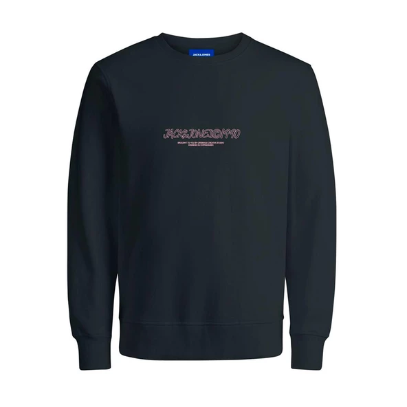 Jack & Jones 12266942 Jorbronx Sweat Crew Fst Füme