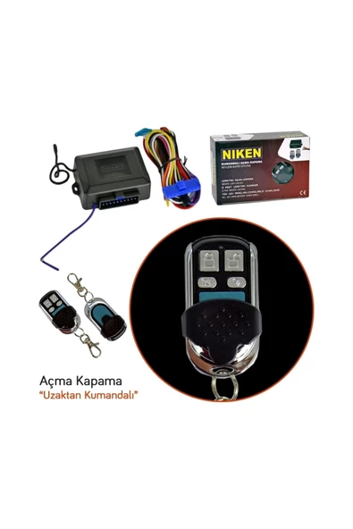 Uzaktan Kumandalı Merkezi Kilit Için Açma Kapama Seti 12v (model 4) Uyumlu - 2