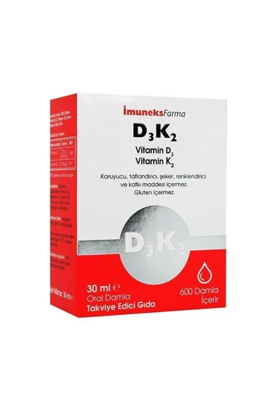 IMUNEKS Vitamin D3 K2 30 ml Damla