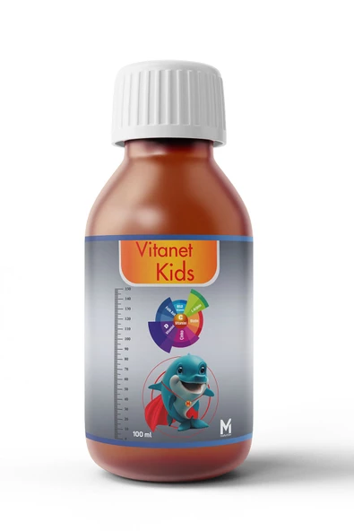 VİTANET Kids Balık Yağı Multivitamin Şurup 100 ml - 3