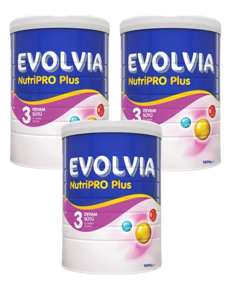 Evolvia 3 Devam Sütü 1000gr x3adet