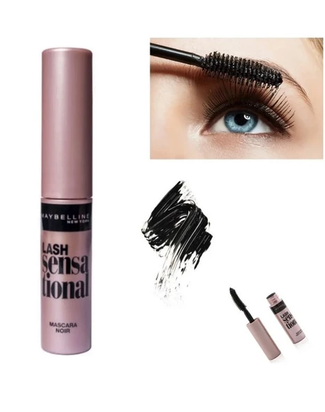 Maybelline New York Maybellıne Mini Boy Lash Sensatıonal Black Maskara Siyah