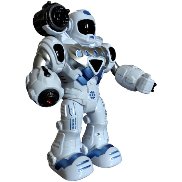 Limon Oyuncak Pilli Işıklı Ok Atan Robot 827-1 - 6
