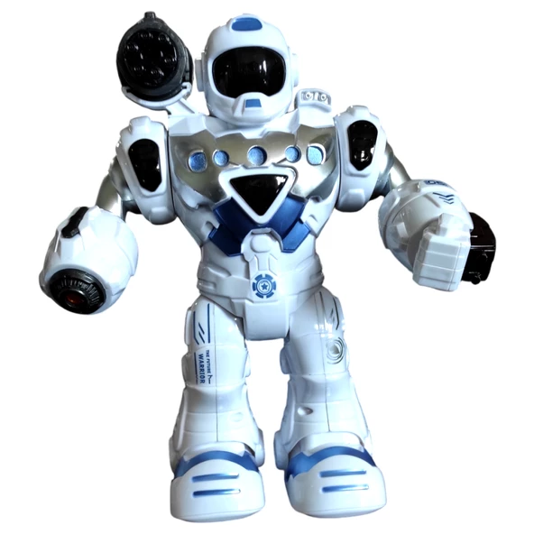 Limon Oyuncak Pilli Işıklı Ok Atan Robot 827-1 - 2