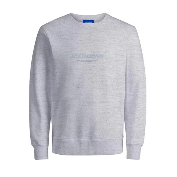 Jack & Jones 12266942 Jorbronx Sweat Crew Fst Beyaz