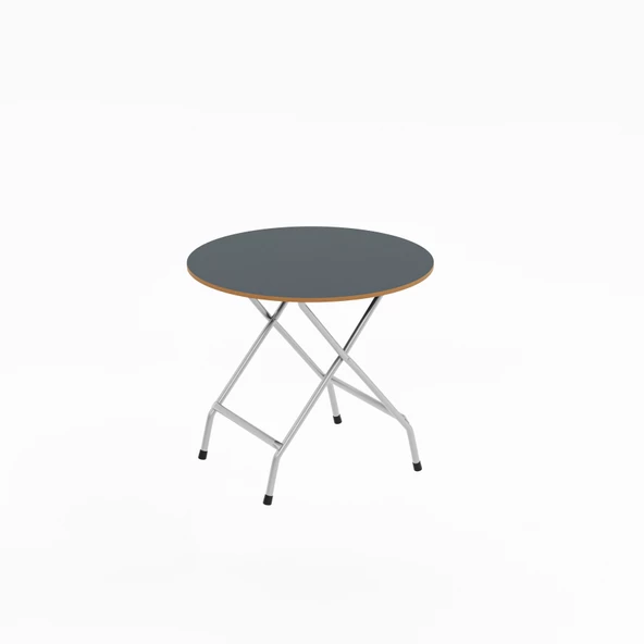 Eportatif Katlanır Masa ve 2 Adet Sandalye Seti Füme 1458 - Resim 9